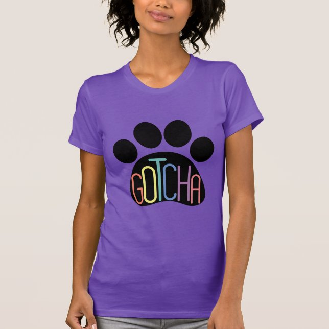 Camiseta de celebración de adopción de perros de m (Anverso)