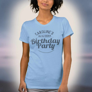 Camiseta de celebración de cumpleaños para damas