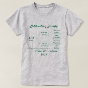Camiseta de celebración de nombre de grupo y 3 gen