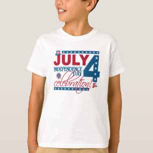 Camiseta de celebración del 4 de julio, de doble c