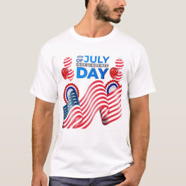 Camiseta de celebración del Día de la Independenci