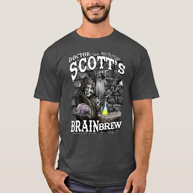 Camiseta de celebridades del Dr. Scott's Brain Bre (Anverso)