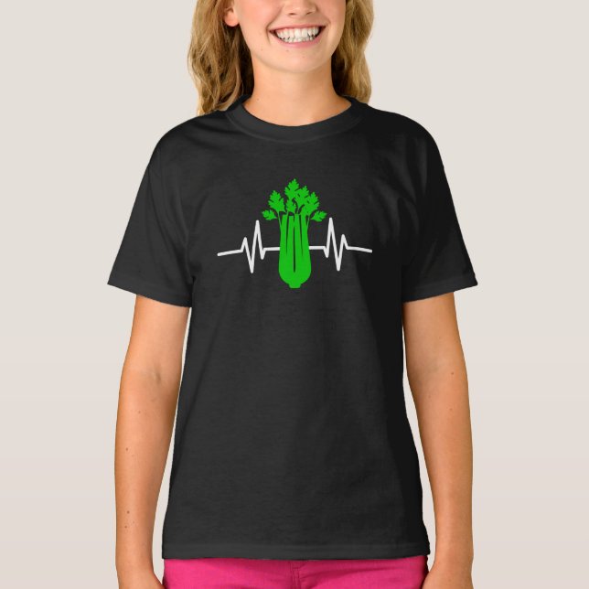 Camiseta de Celery Heartbeat (Anverso)