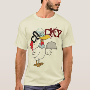Camiseta De Cena De Chiken, Cocky, Pollo