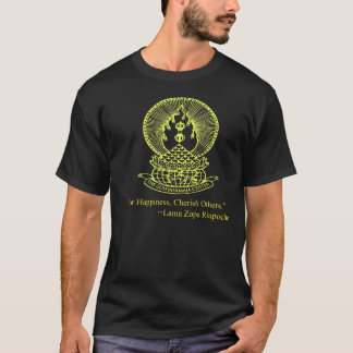 Camiseta de centro budista del logotipo de