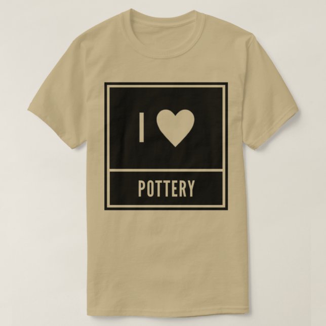 Camiseta de cerámica para el corazón (Diseño del anverso)