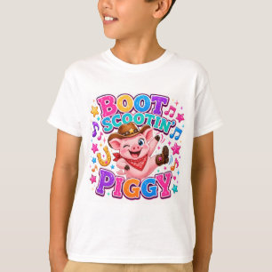 Camiseta de cerdito bailarín