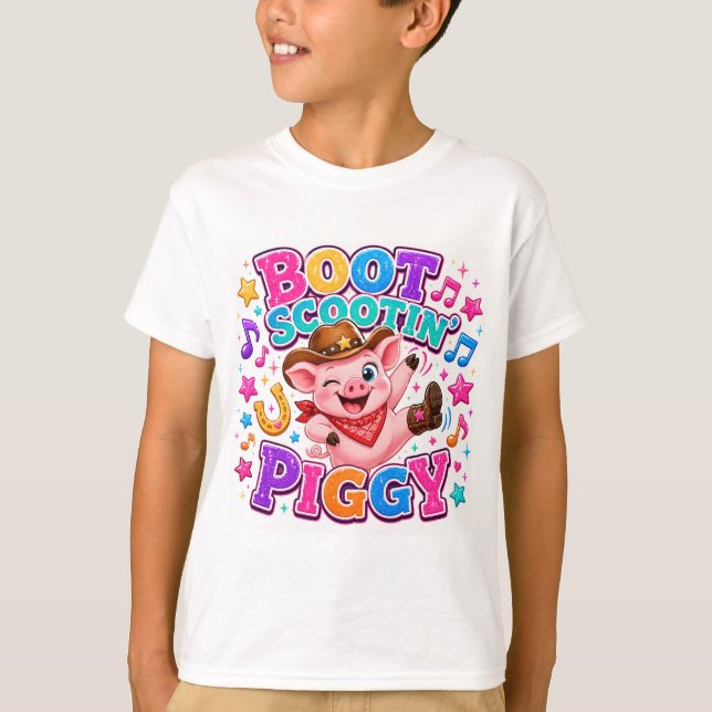 Camiseta de cerdito bailarín (Anverso)