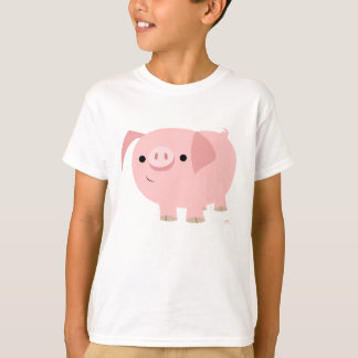 Camiseta De Cerdo De Dibujos Animados Lindo Para N