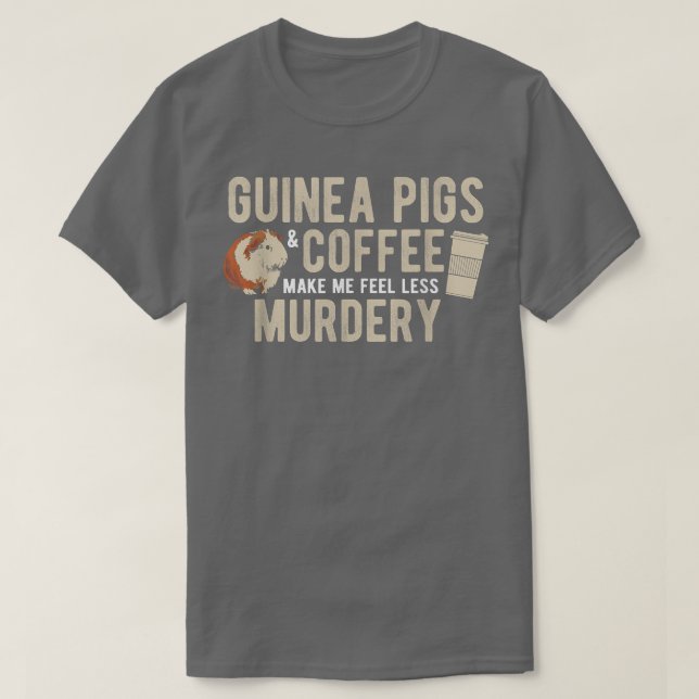 Camiseta de cerdo de Guinea Rodent (Diseño del anverso)