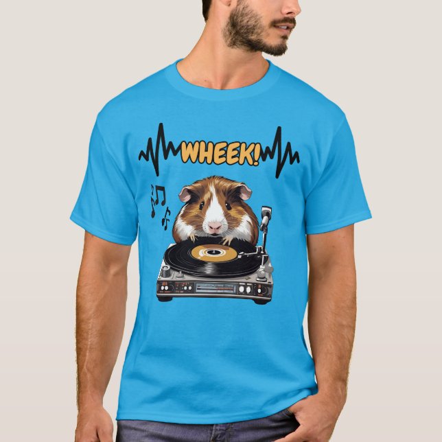 Camiseta de cerdo de Wheek Guinea | Regalo de dive (Anverso)