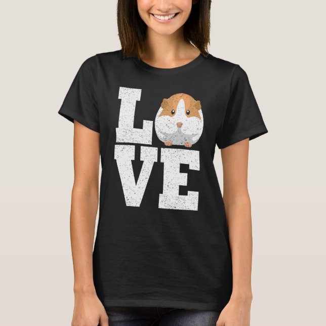 Camiseta de cerdo guineana Hamsters Lovers Gift (Anverso)