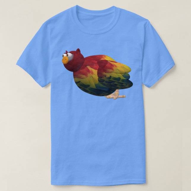 Camiseta de Cerdo Loro (Diseño del anverso)