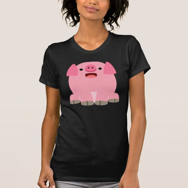 Camiseta de Cerdo Personalizado con vinagre (Anverso)