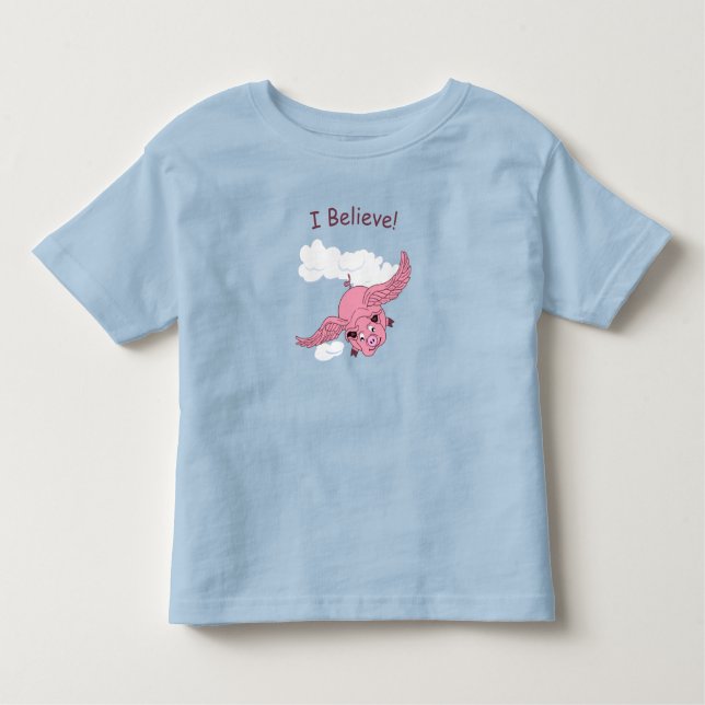 Camiseta de cerdo voladora (Anverso)