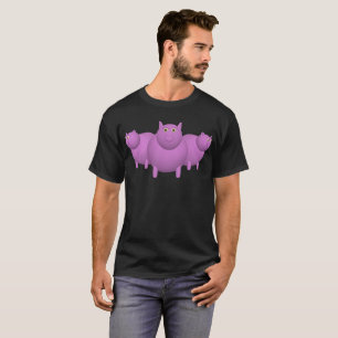 Camiseta de cerdos