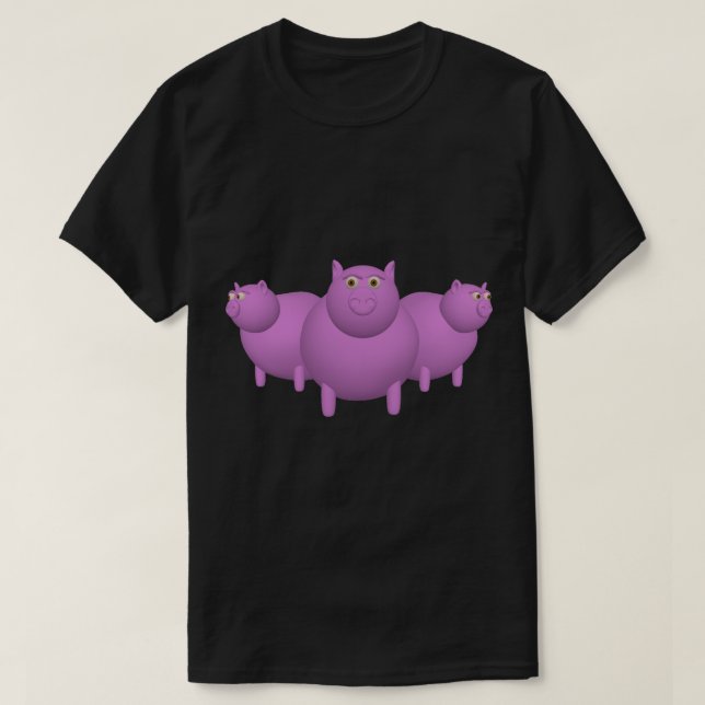 Camiseta de cerdos (Diseño del anverso)