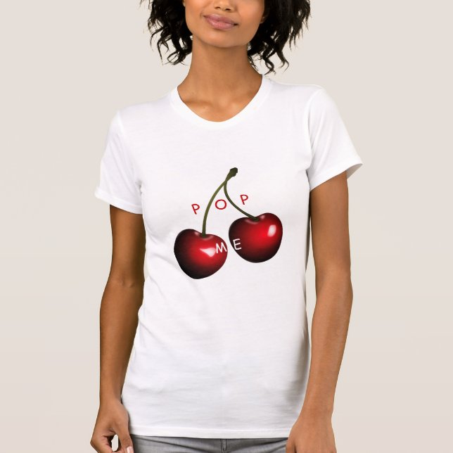Camiseta de cerezas dulces rojas - Pop Me (Anverso)