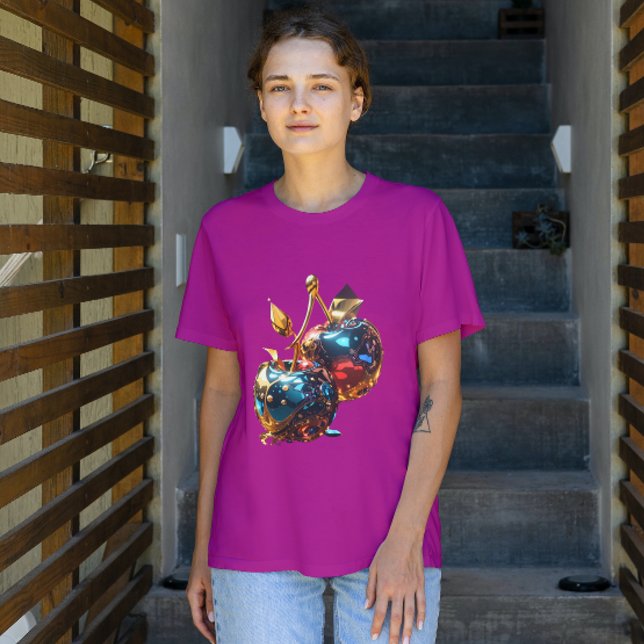 Camiseta de cerezas hundidas metálicas (Subido por el creador)