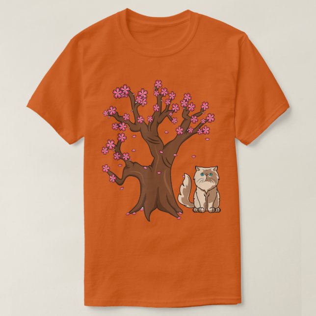 Camiseta de cerezo de mamá persa japonesa (Diseño del anverso)