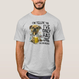 Camiseta de cerveza de perro