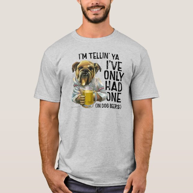 Camiseta de cerveza de perro (Anverso)