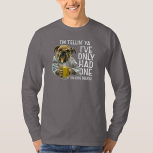 Camiseta de cerveza de perro