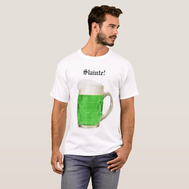 Camiseta de cerveza irlandesa (Anverso completo)