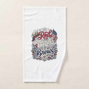 Camiseta de cerveza patriótica Red White & Brews D
