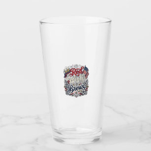 Camiseta de cerveza patriótica Red White & Brews D