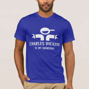 Camiseta de Charles Dickens con cita divertida
