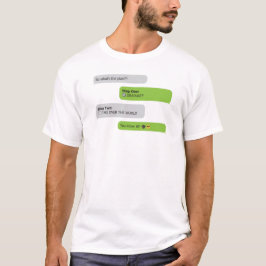 Camiseta de chat del plan de graduación