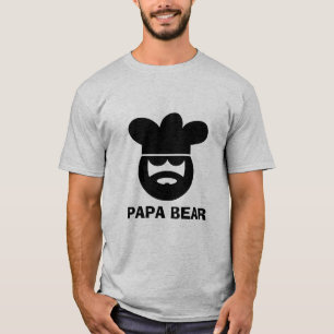 Camiseta de chef de cocina para hombres de papá os