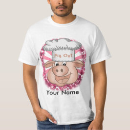 Camiseta de Chef de Pig Out