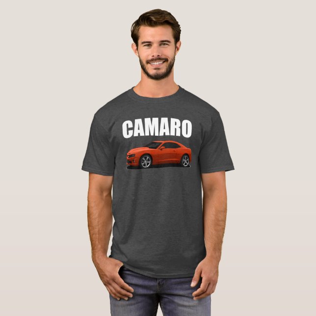 Camiseta de Chevrolet Chevy Camaro de los hombres (Anverso completo)