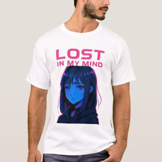Camiseta de chica anime cyberpunk