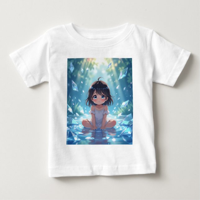 Camiseta de Chica Anime Mágica (Anverso)