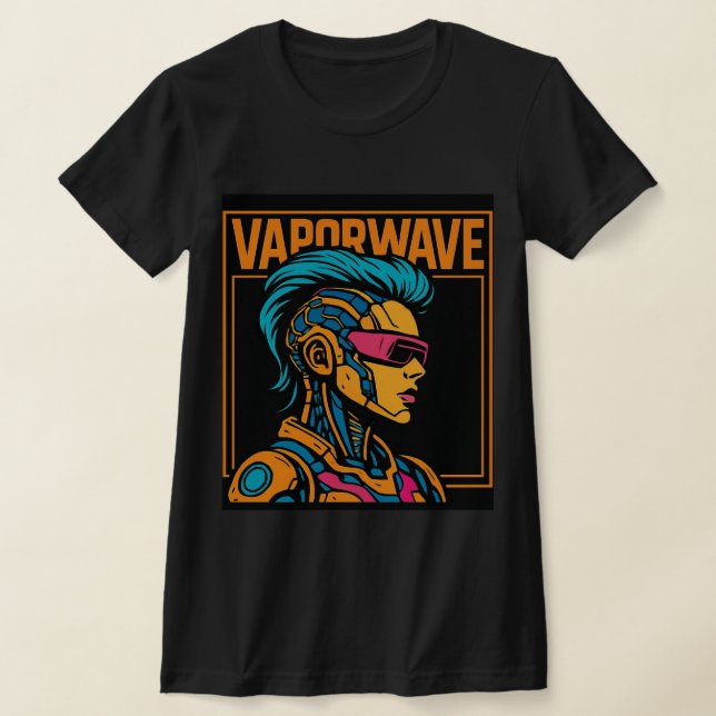 Camiseta de Chica Cyberpunk (Distribución)