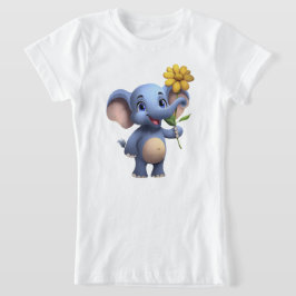 Camiseta de Chica de Elefante Fantasía