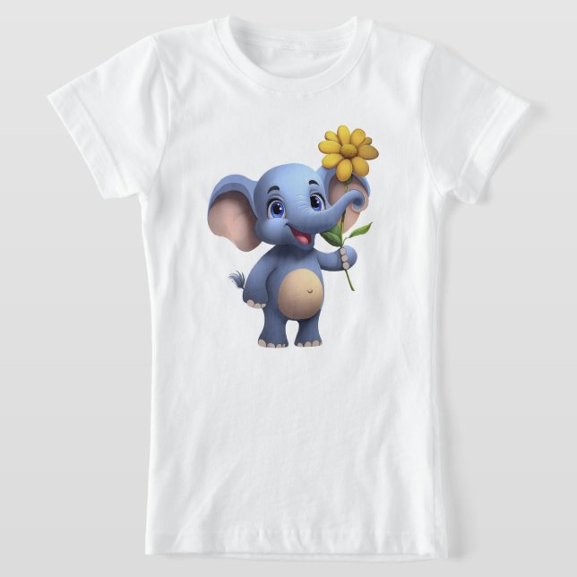 Camiseta de Chica de Elefante Fantasía (Distribución)
