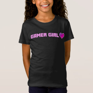 Camiseta de chica de juego del corazón