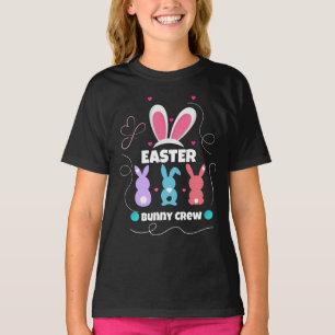 Camiseta de Chica de la tripulación de conejo de P