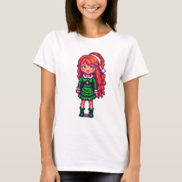 camiseta de chica de Navidad