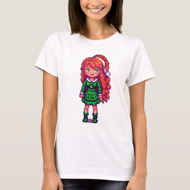 camiseta de chica de Navidad  (Anverso)