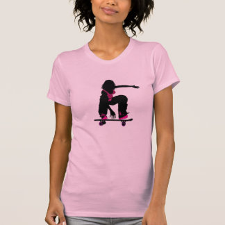 Camiseta de Chica de patinaje