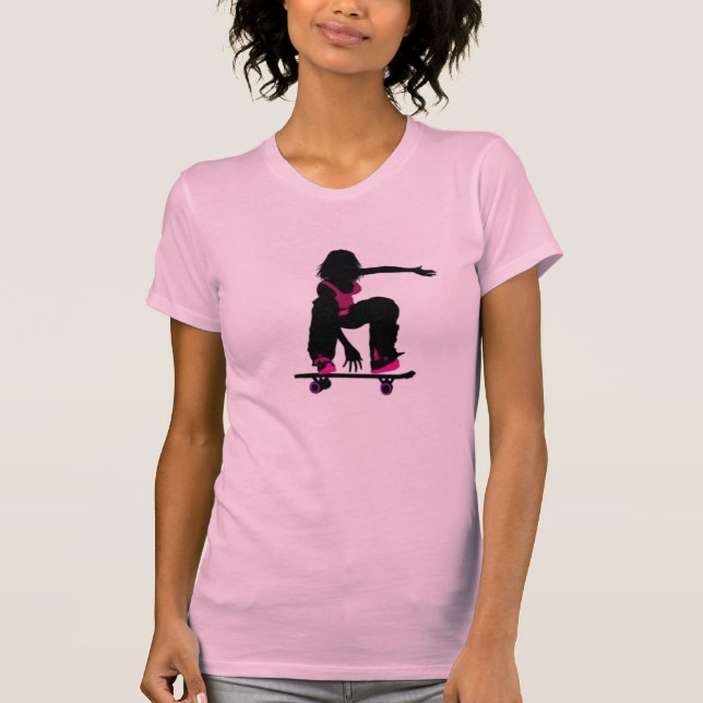 Camiseta de Chica de patinaje (Anverso)