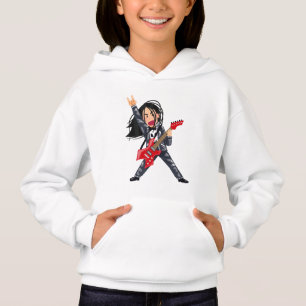 Camiseta de chica de rock guitarrista – Chica aman