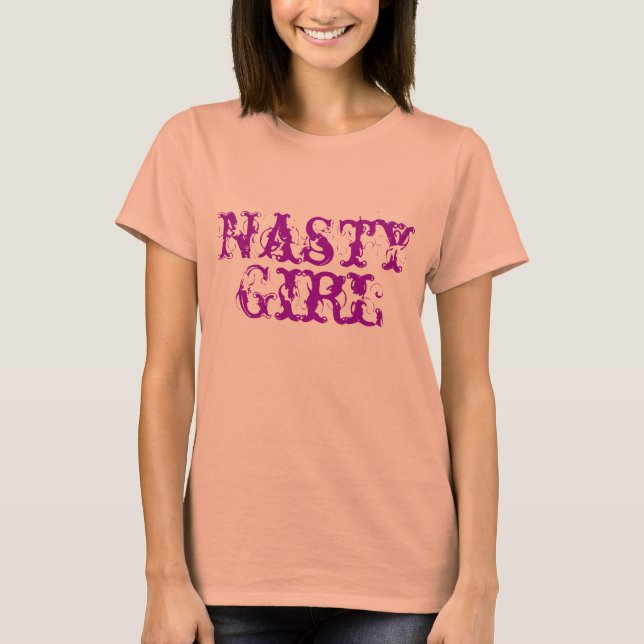 Camiseta de Chica desagradable (Anverso)
