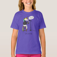 Camiseta de Chica divertida de poesía unicornio