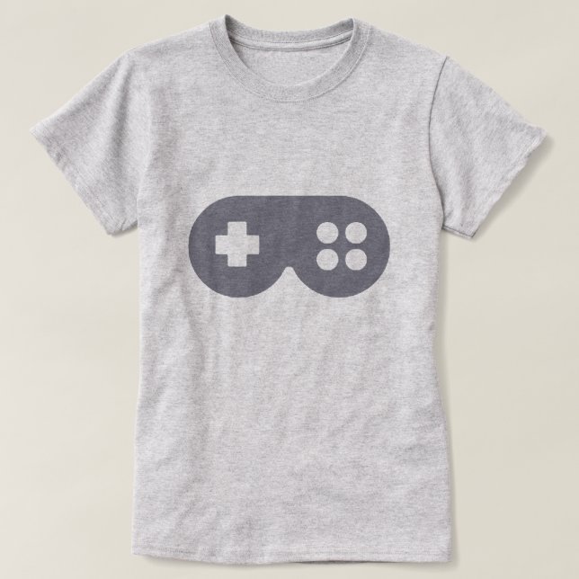 Camiseta de Chica Gamer (Diseño del anverso)